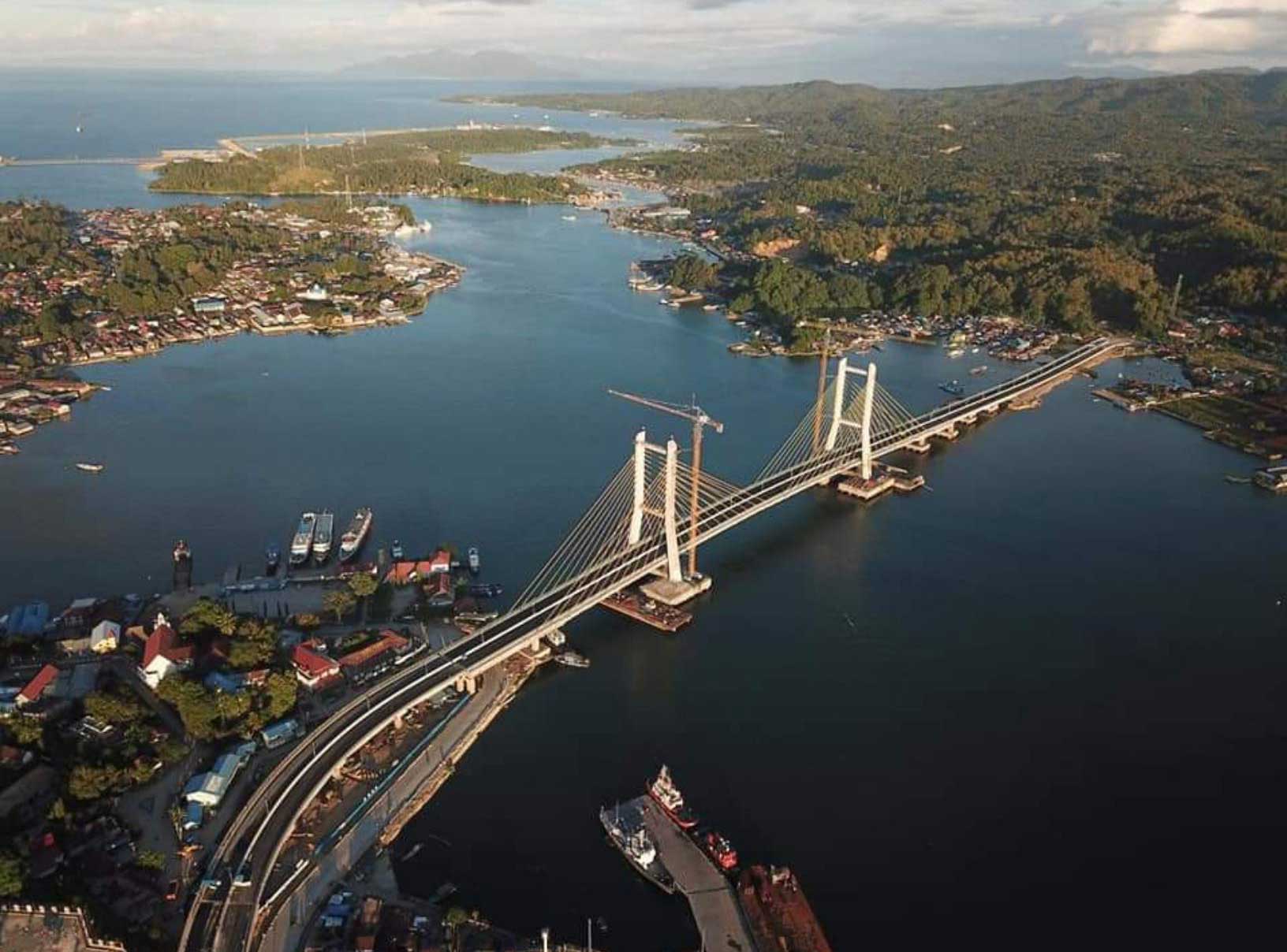 Jembatan Kendari Indonesia telah selesai