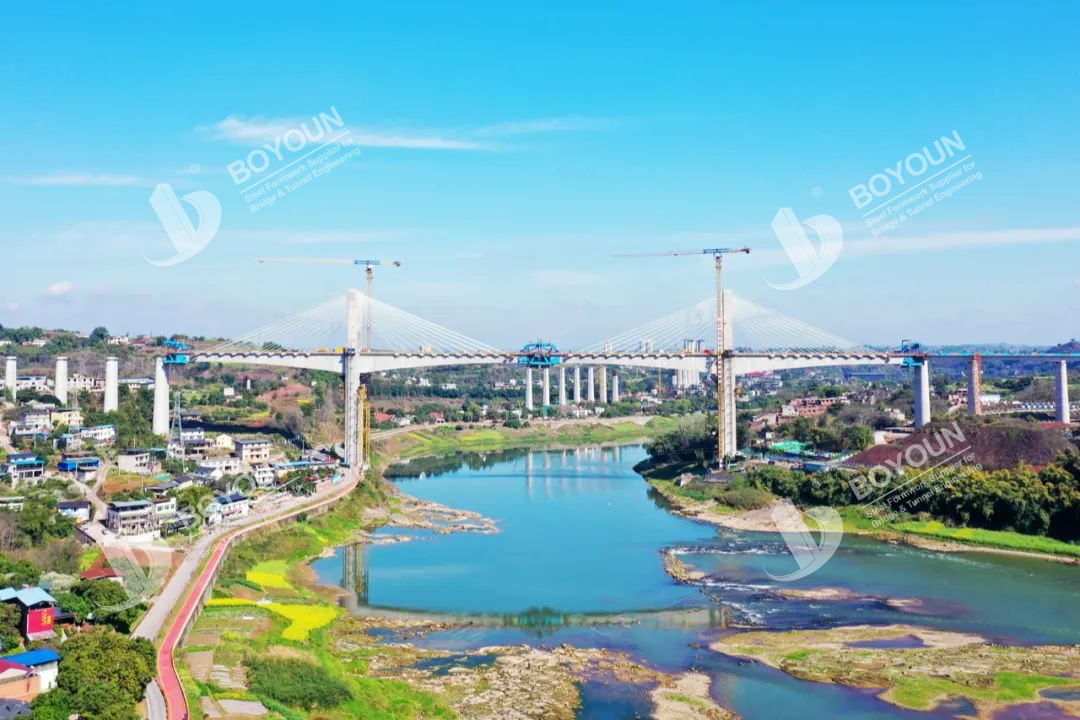 Proyek jembatan Super Tuojiang