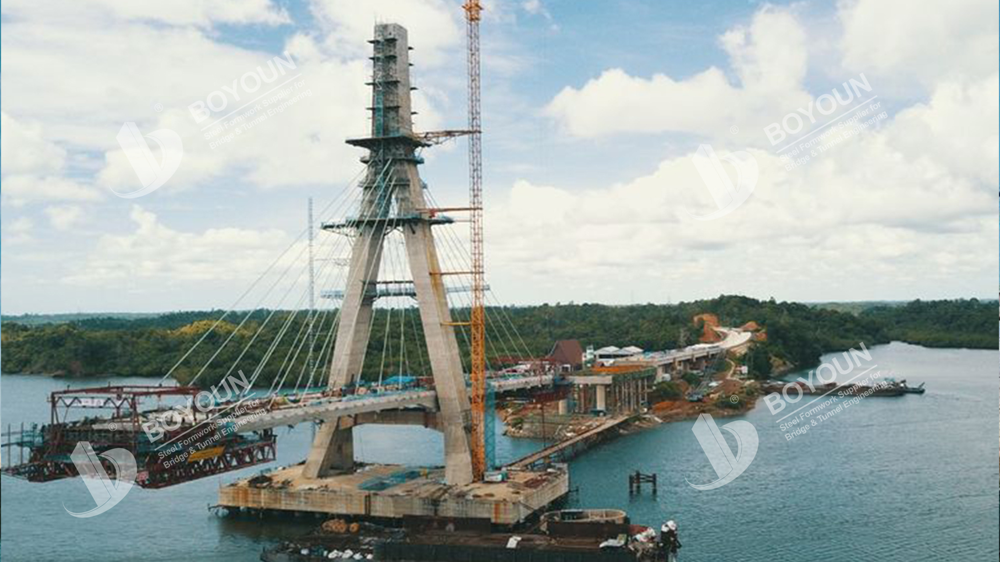 Proyek jembatan Indonesia Pulau Balang