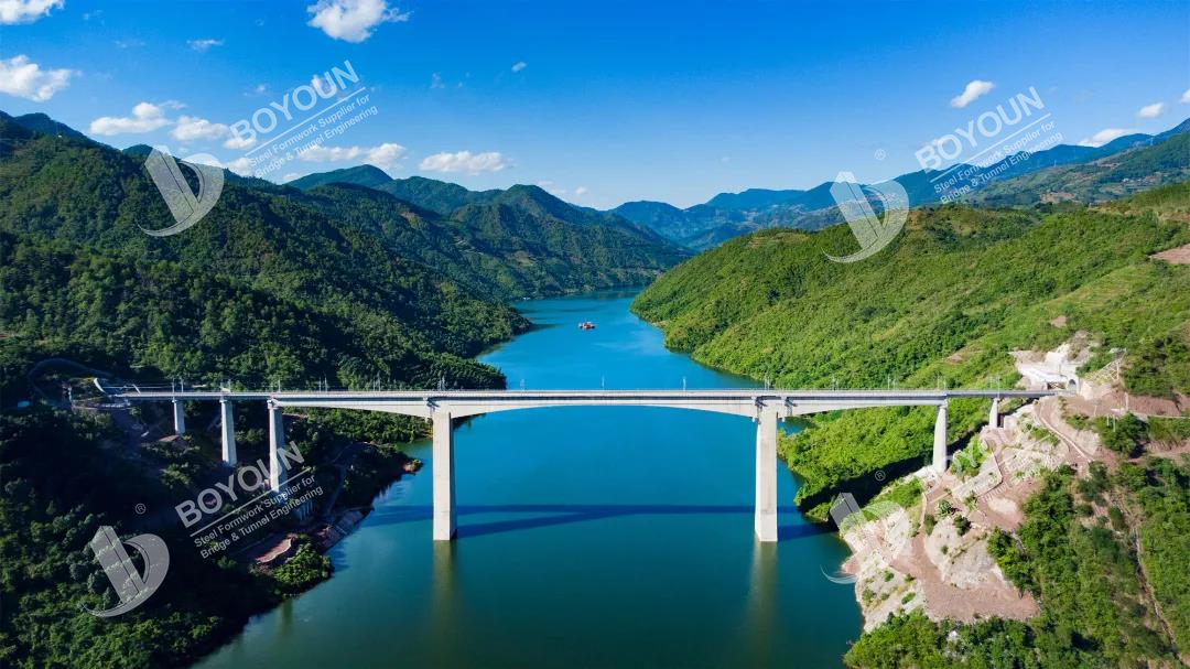 Jembatan kereta api cina Laos