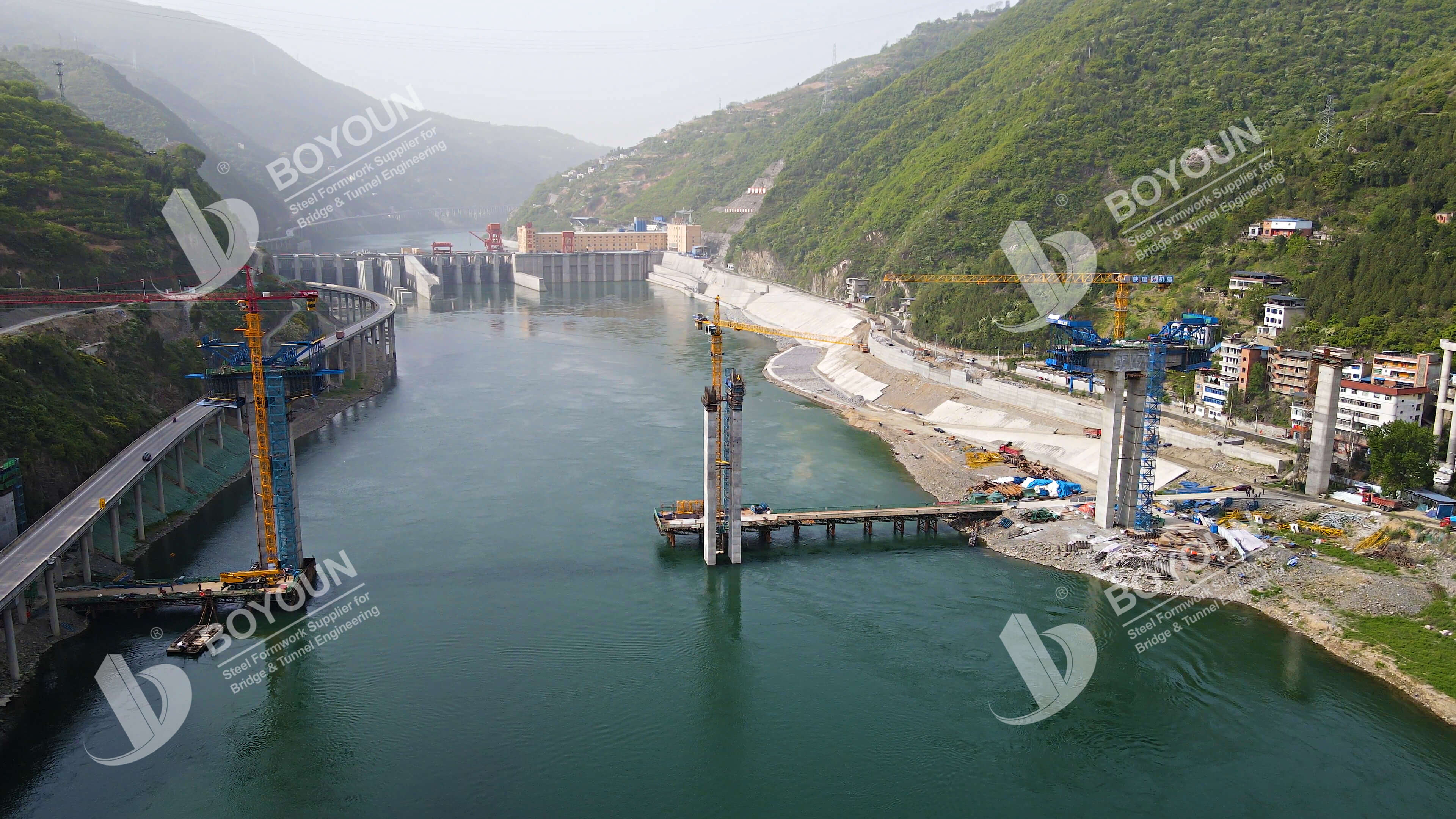 Proyek jembatan sungai Xunyang Han