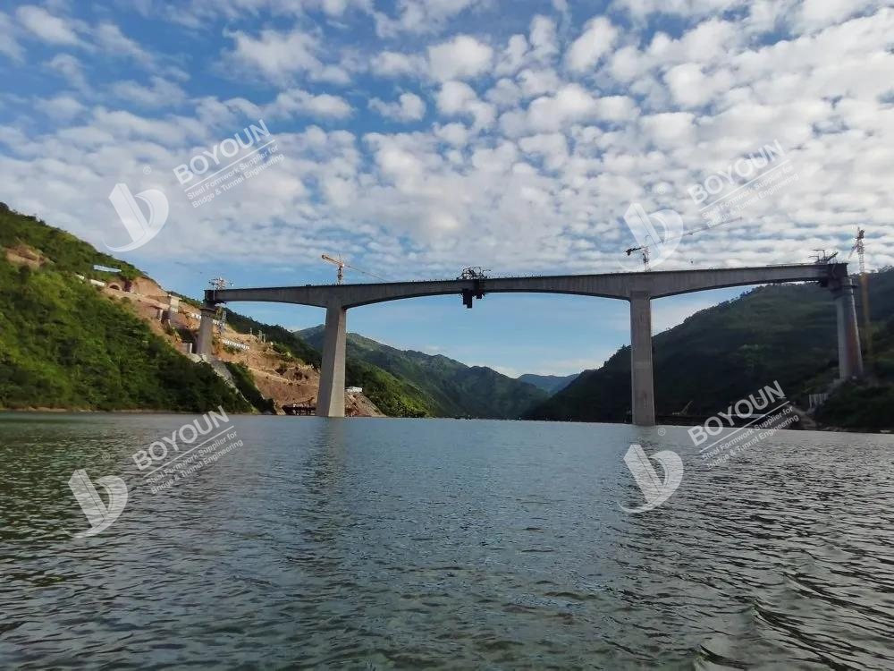 Jembatan kereta api cina Laos