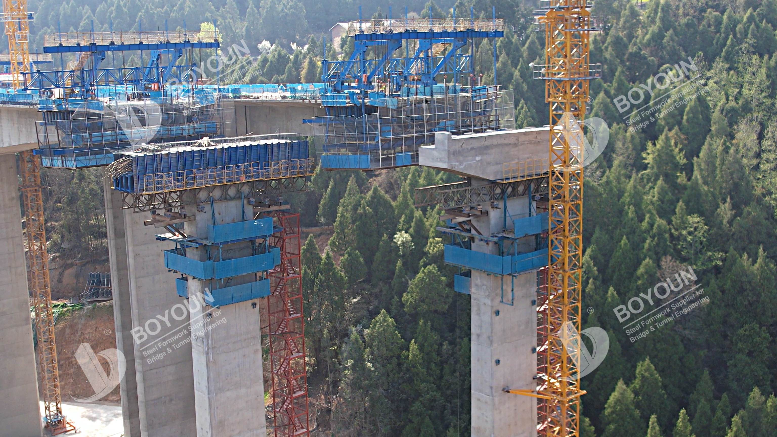 Proyek jembatan jembatan jembatan Lanzhou-Chongqing