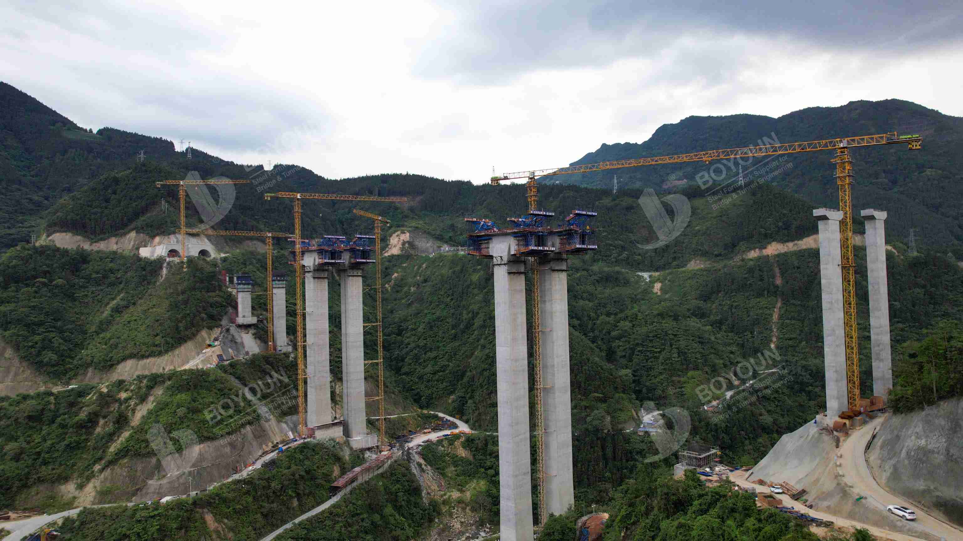 Tianbao Port-Malipo mengekspresikan proyek jembatan sungai Dabi