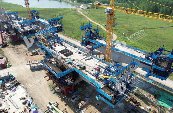 Weifang Suqian berkecepatan tinggi menuju proyek sambungan Qingdao