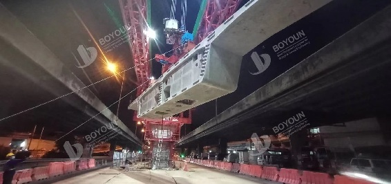 Desain struktural dari beton kotak kontinyu jembatan Girder