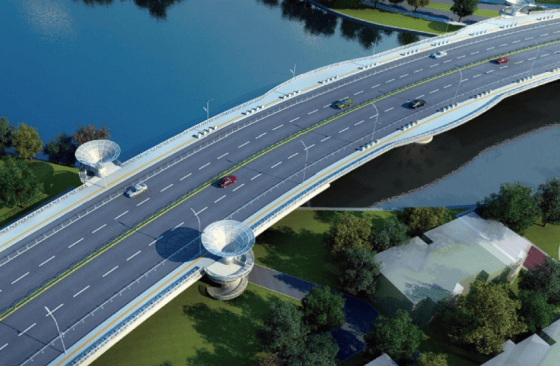 Jembatan Girder kotak baja