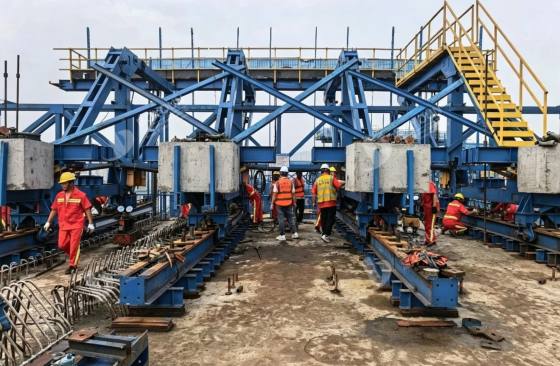 Sanming Changan Road Overpass Project Crossing Yingtan Xiamen kereta api