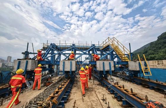 Sanming Changan Road Overpass Project Crossing Yingtan Xiamen kereta api